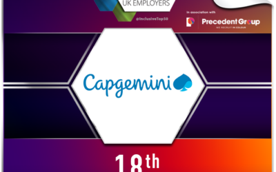 Capgemini UK has been ranked 18th in the Inclusive Top 50 UK Employers List – an impressive achievement